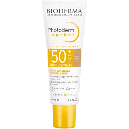 BIODERMA PHOTODERM AQUAFLUIDE SPF50+ DOREE T40ML
