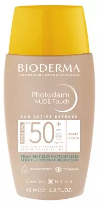 BIODERMA PHOTODERM NUDE TOUCH50+ DOREE FC40ML 