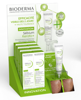 BIODERMA PLV PRESENTOIR SEBIUM KERATO+ FR