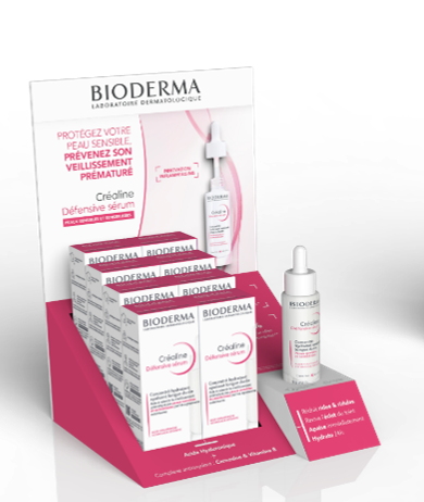 BIODERMA PLV PRESENTOIR SENSBIO DEFENSIVE SERUM X8+1