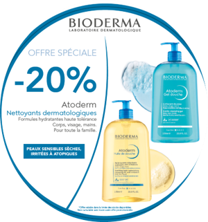 BIODERMA PLV Stop Rayon ATODERM OFFRE SPECIALE -20% Hygiène
