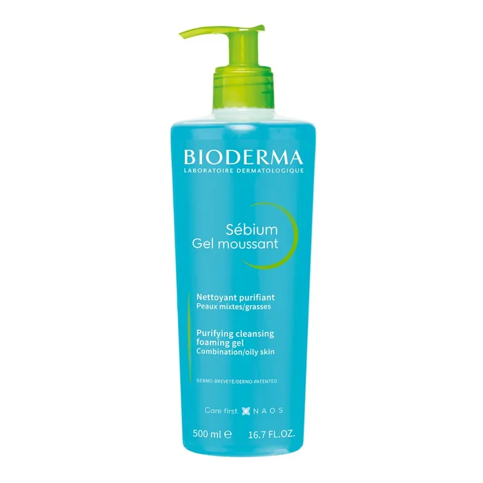 BIODERMA SEBIUM GEL MOUSSANT Flacon Pompe 500ML