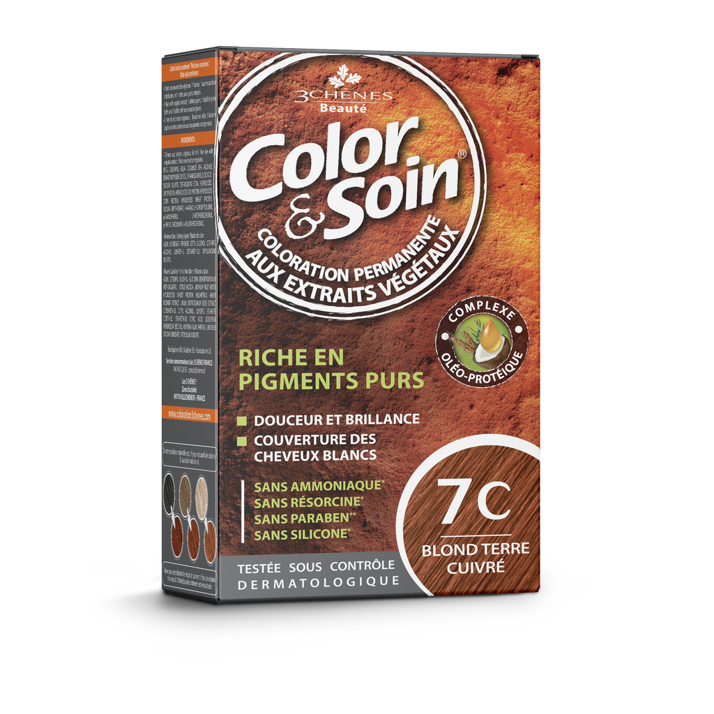 COLOR & SOIN 7C - BLOND TERRE CUIVRÉ