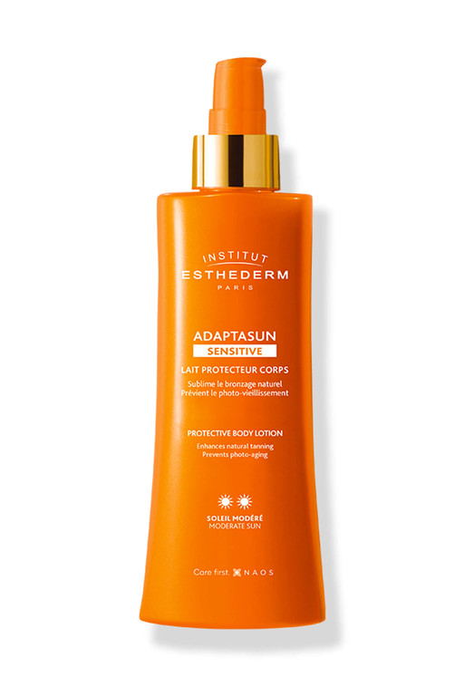 Institut Esthederm Adaptasun Peau Sensible – Lait Protecteur Corps Soleil Modéré – 200 ml