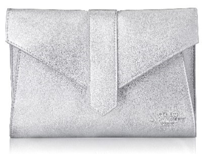 INSTITUT ESTHEDERM GIFT SILVER HAND POUCH (EMPTY) 