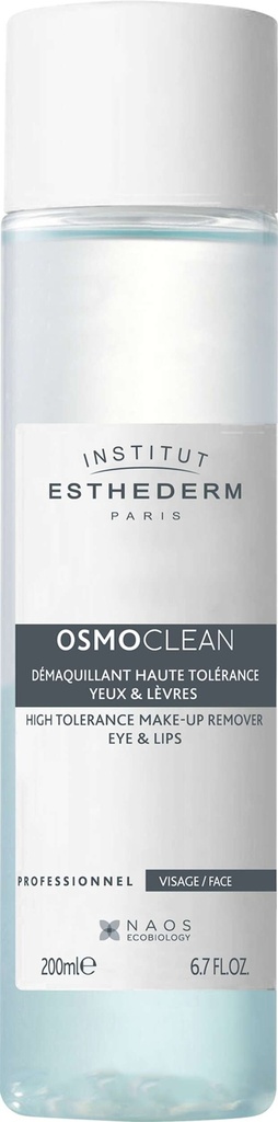 INSTITUT ESTHEDERM Osmoclean DEMAQUILLANT HAUTE TOLERANCE YEUX&LEVRES  CABIN Flacon 200 ml