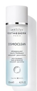INSTITUT ESTHEDERM OSMOCLEAN DEMAQUILLANT HAUTE TOLERANCE YEUX&LEVRES FLACON 125ml