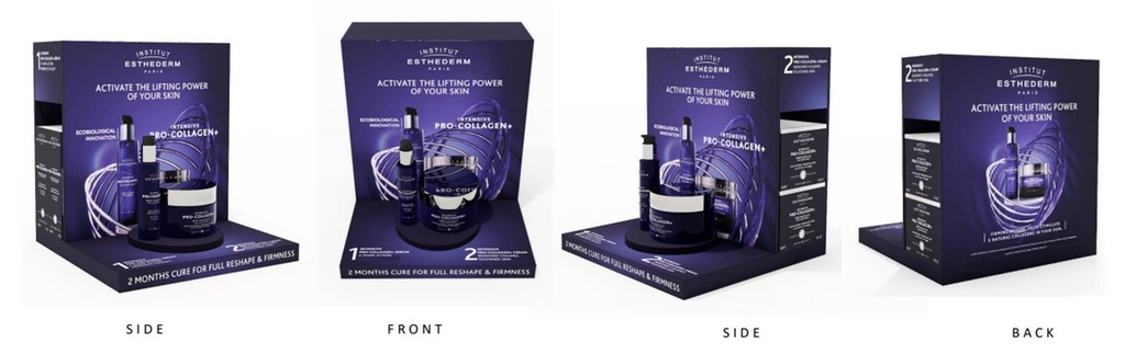 INSTITUT ESTHEDERM PLV PRESENTOIR PRO-COLLAGENE +