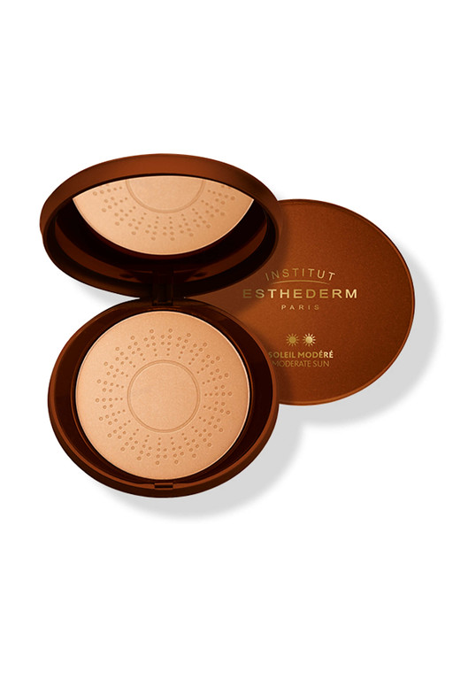 INSTITUT ESTHEDERM POUDRE ENSOLEILLANTE PROTECTRICE SOLEIL MODERE Boîtier 15 g