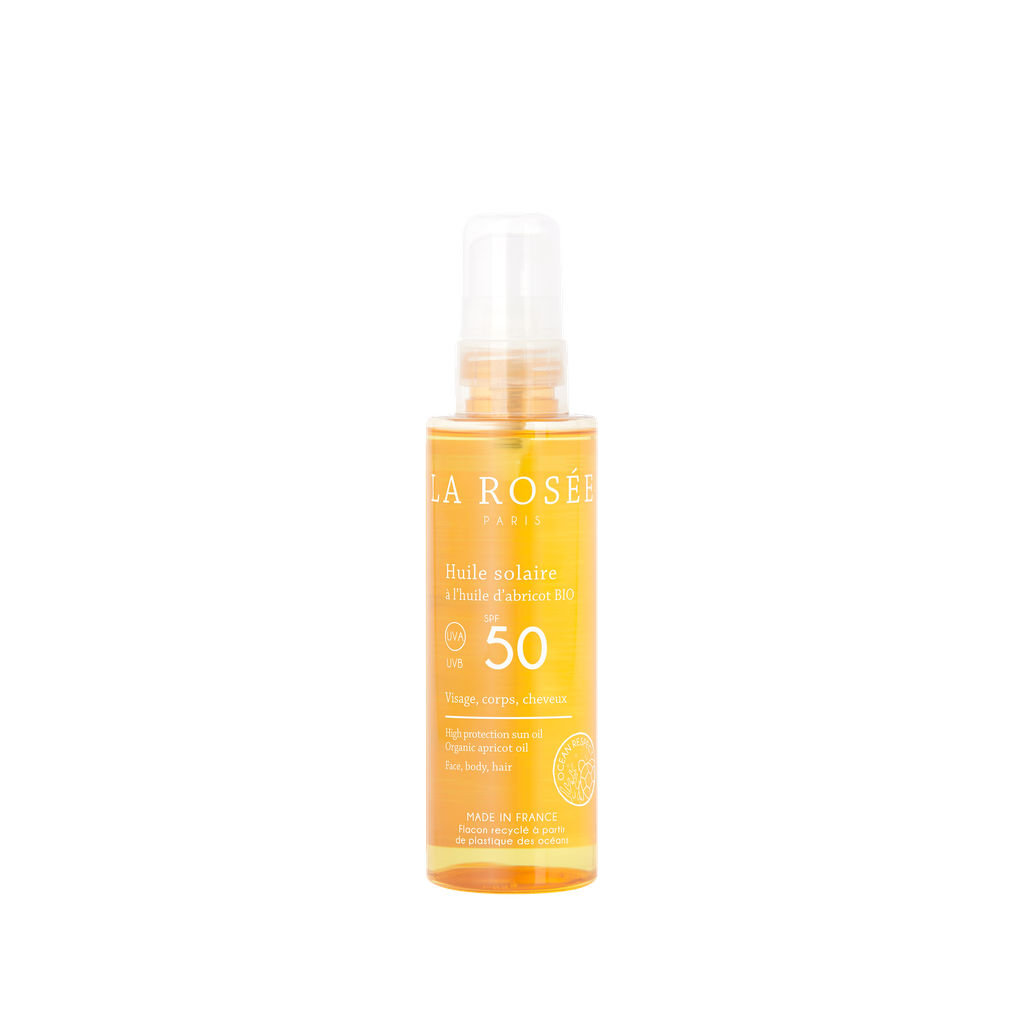 LA ROSEE HUILE SOLAIRE A L'HUILE D'ABRICOT BIO SPF50 150ML