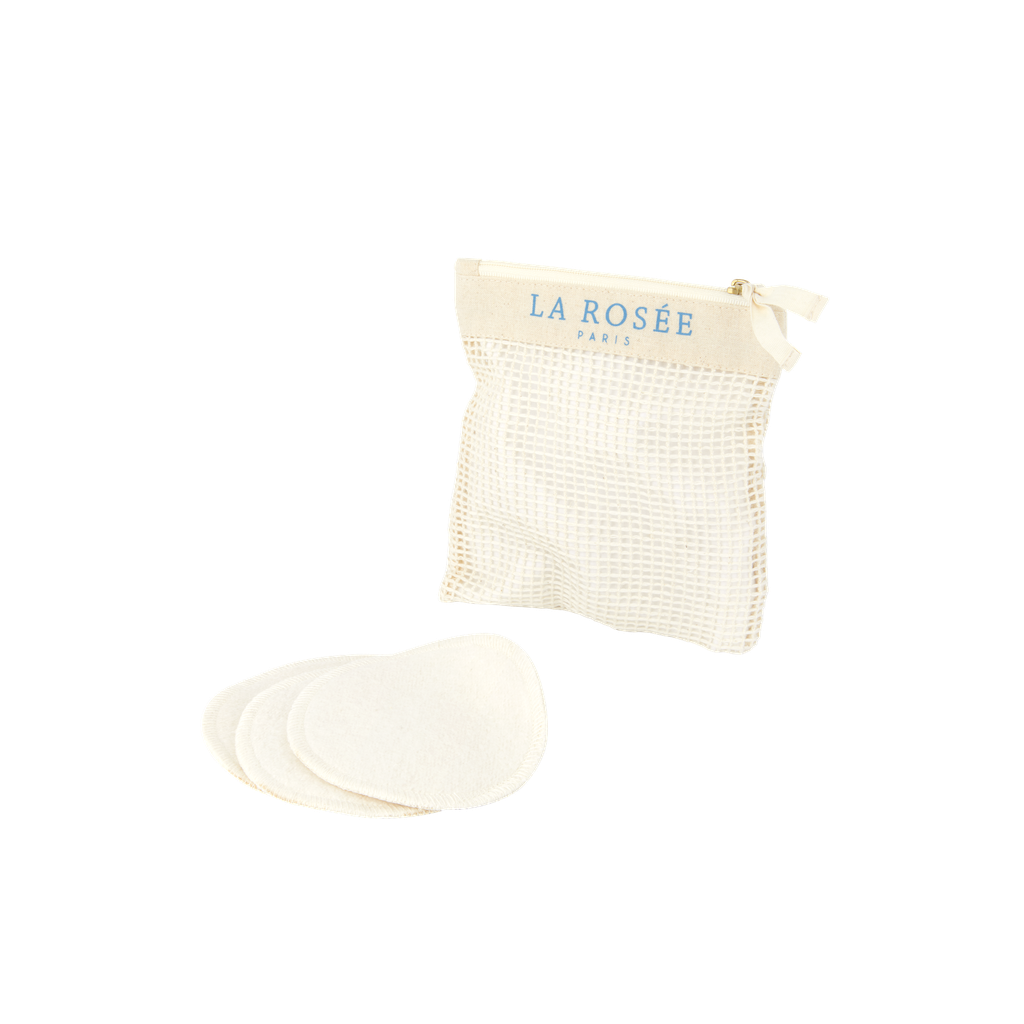 LA ROSEE GIFT KIT COTONS REUTILISABLES POCHETTE/3 COTONS 100% COTON