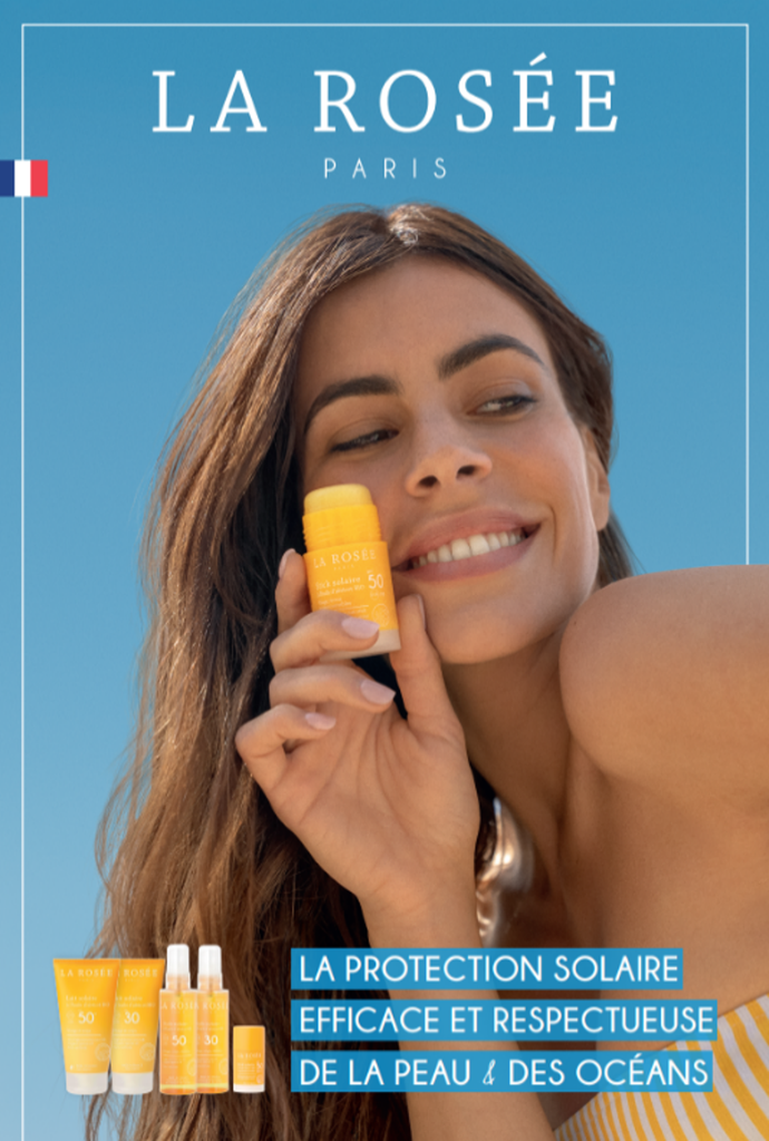 LA ROSEE PLV PANNEAU VITRINE SOLAIRE