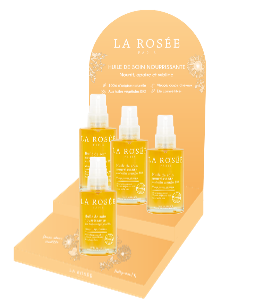 LA ROSEE PLV PRESENTOIR DE COMPTOIR HUILE DE SOIN