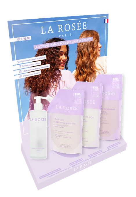 LA ROSEE PLV PRESENTOIR DE COMPTOIR SHAMPOINGS
