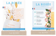 LA ROSEE PLV SUBLIMATEUR FIXE (Sans socle en bois)