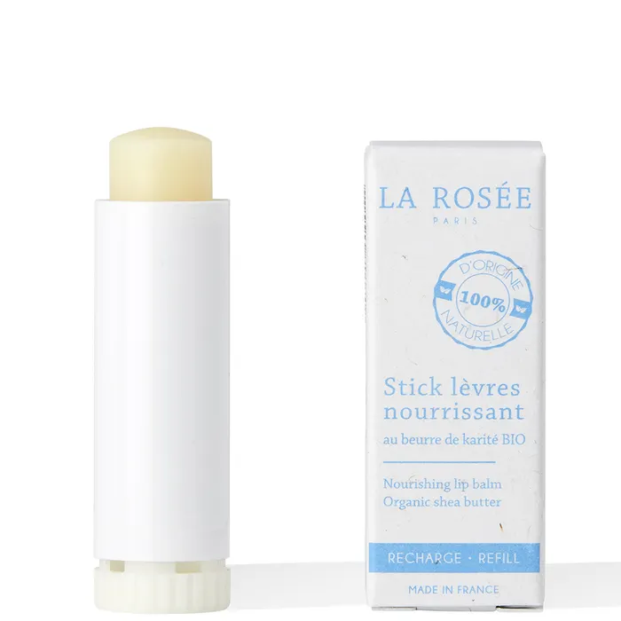 LA ROSEE RECHARGE STICK LEVRES NOURRISSANT AU BEURRE DE KARITE BIO 4.5G