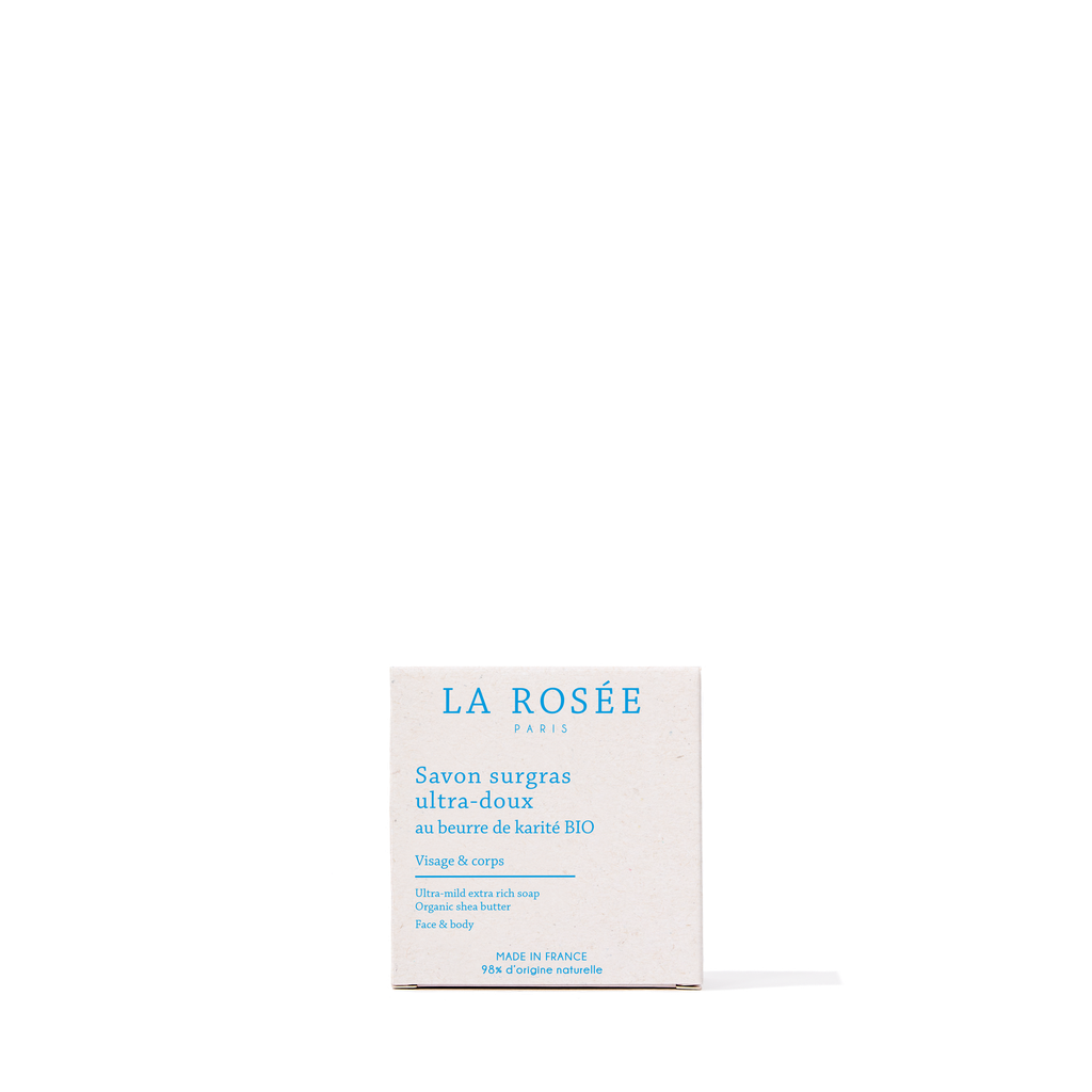 LA ROSEE SAVON SURGRAS ULTRA DOUX AU BEURRE DE KARITE BIO 100G