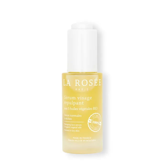 LA ROSEE SERUM VISAGE REPULPANT AUX 5 HUILES VEGETALES BIO 30ML