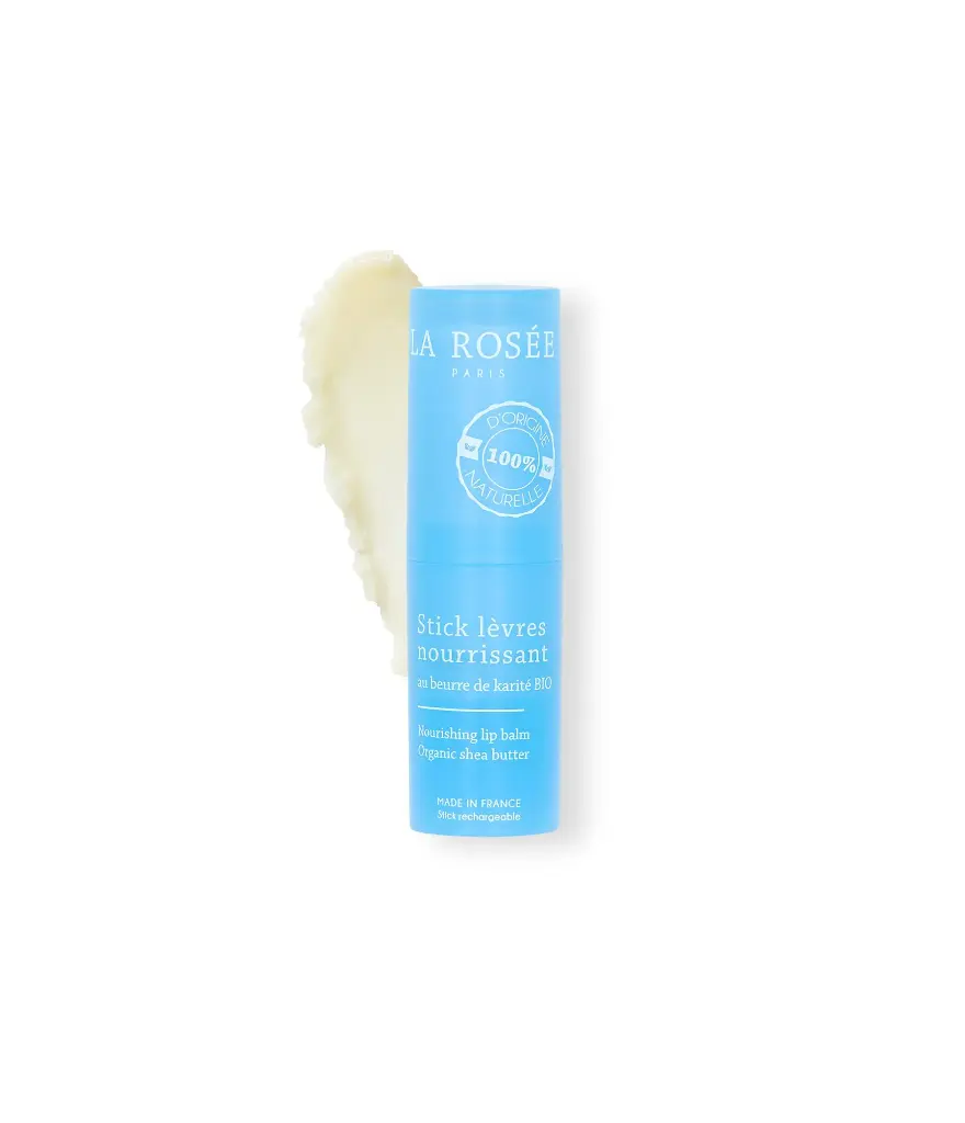 LA ROSEE STICK LEVRES NOURRISSANT AU BEURRE DE KARITE BIO RECHARGEABLE 4.5G