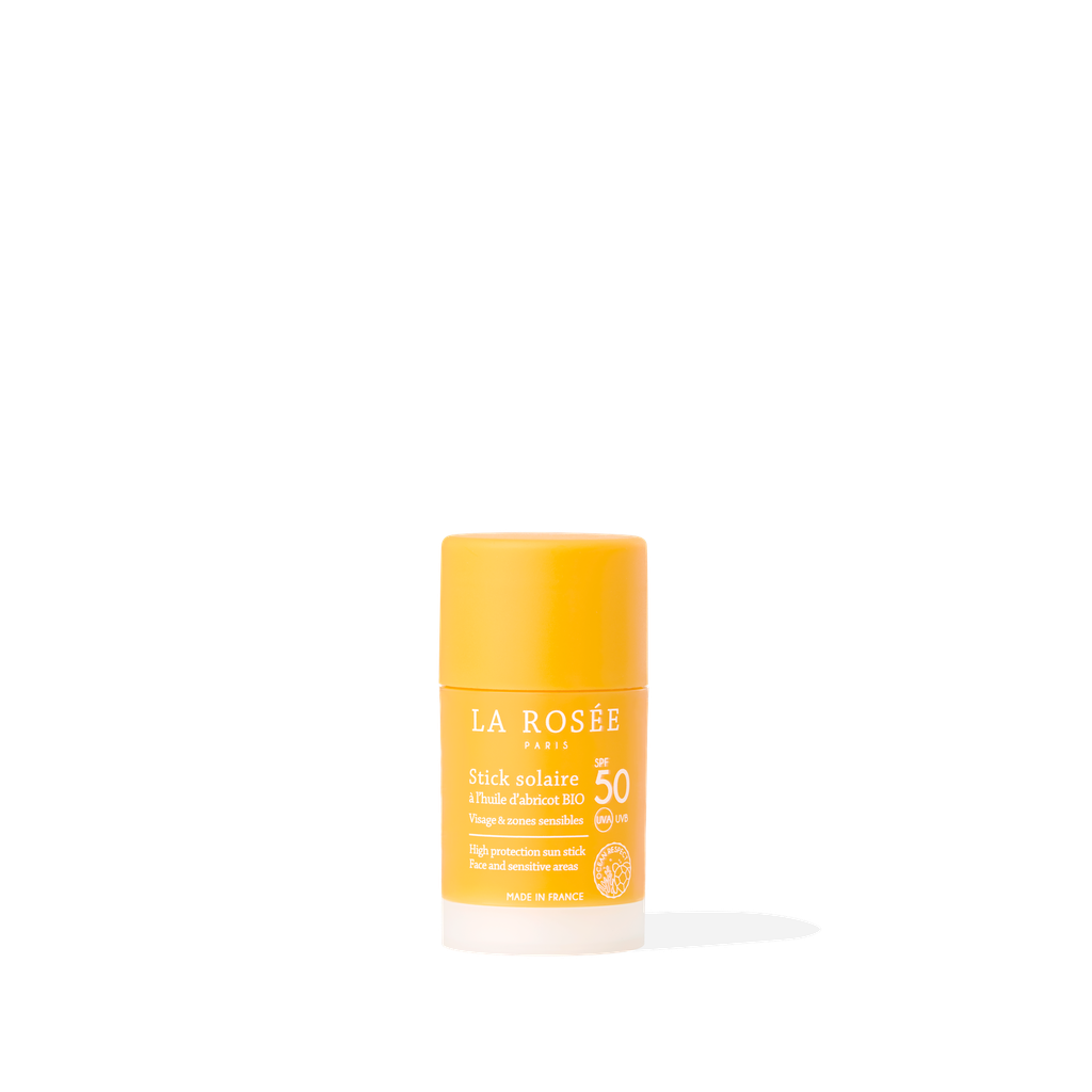 LA ROSEE STICK SOLAIRE A L'HUILE D'ABRICOT BIO SPF50 15ML
