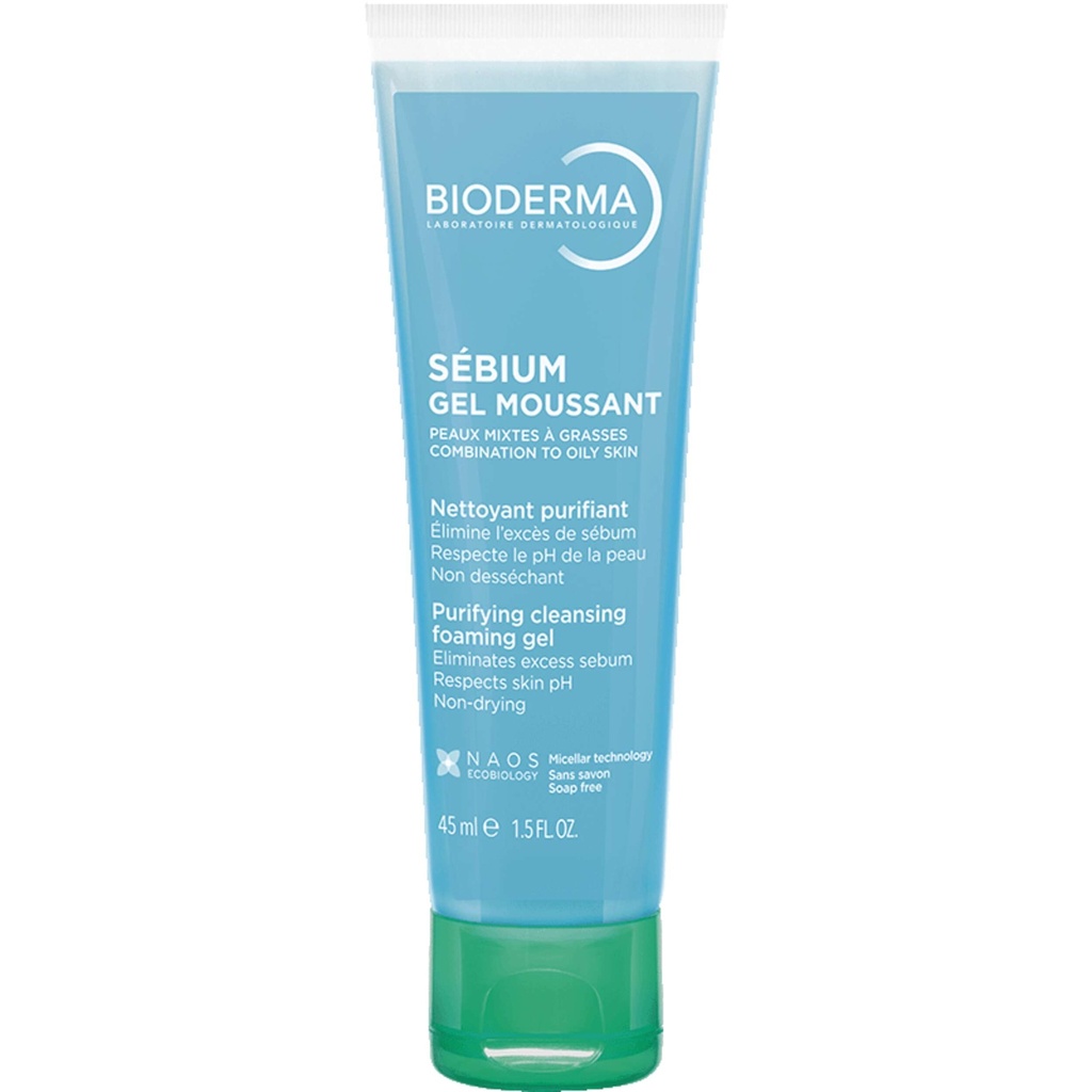 BIODERMA SEBIUM GEL MOUSSANT T45ML