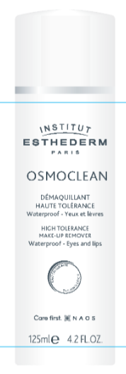 INSTITUT ESTHEDERM OSMOCLEAN DEMAQUILLANT HAUTE TOLERANCE YEUX&LEVRES FLACON 125ml 