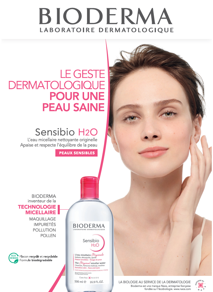 BIODERMA OUTILS AFFICHE SENSIBIO 