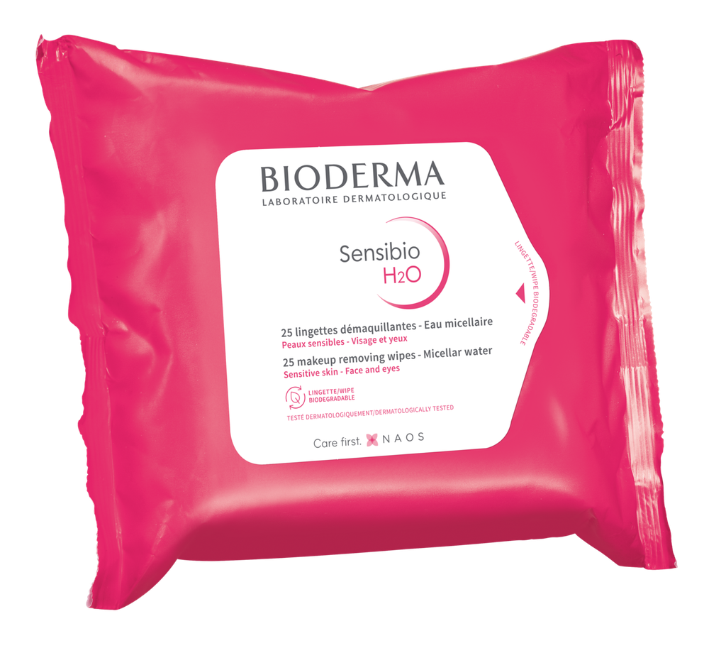 BIODERMA SENSIBIO H2O - LINGETTES X25