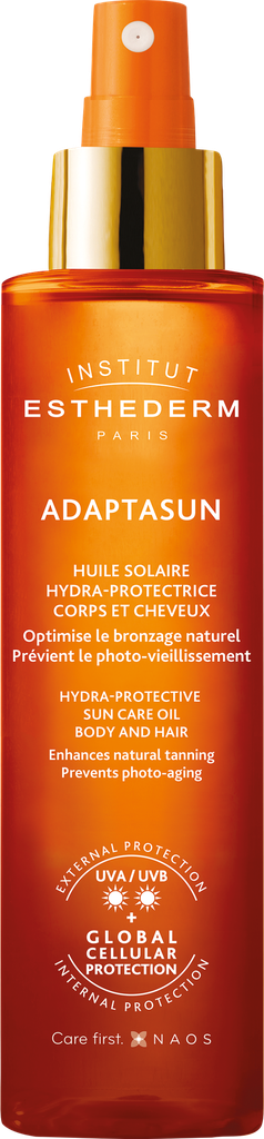 INSTITUT ESTHEDERM ADAPTASUN HUILE SOLAIRE HYDRA CORPS SOLEIL MODERE  **150ML 