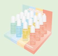 LA ROSEE PLV PRESENTOIR DE COMPTOIR 4 SERUMS 