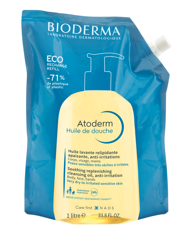 BIODERMA ATODERM HUILE DE DOUCHE ECO-RECHARGE 1L 