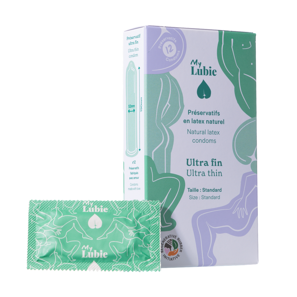 MY LUBIE PRESERVATIFS EN LATEX NATUREL ET EQUITABLE STANDARD 12 UNITES