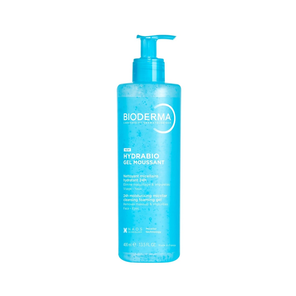 BIODERMA HYDRABIO GEL MOUSSANT F400ML