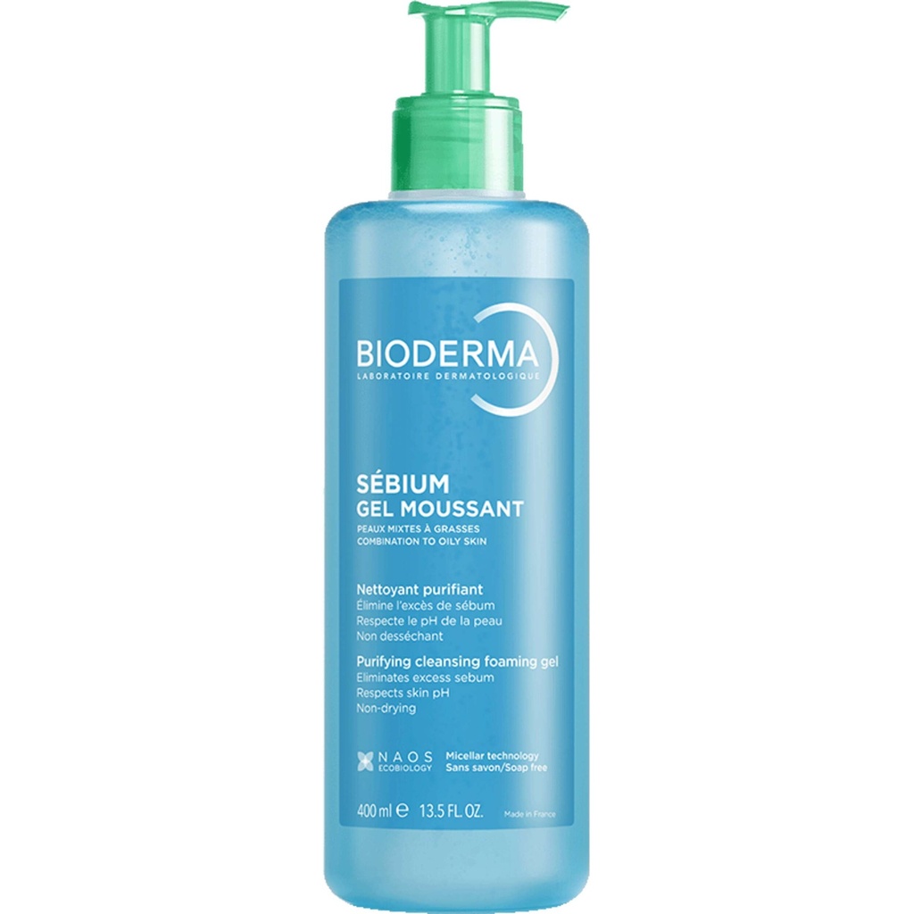 BIODERMA SEBIUM GEL MOUSSANT FP 400ML 