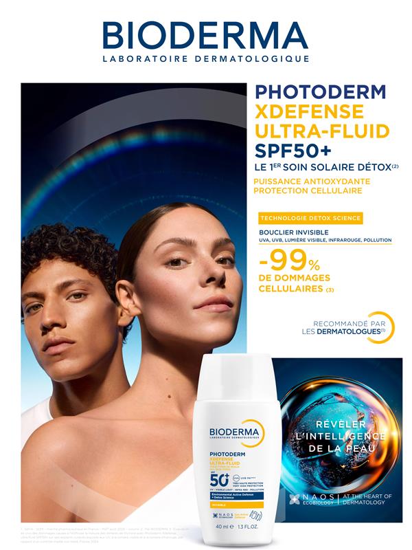 BIODERMA PLV PANNEAU VITRINE PHOTODERM XDEFENSE ULTRA-FLUID FR
