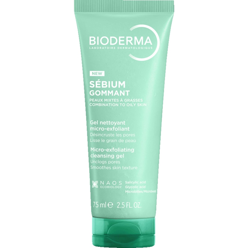 BIODERMA SEBIUM GEL GOMMANT Tube 75ML