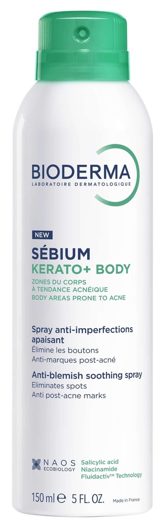 BIODERMA SEBIUM KERATO+ BODY SPRAY Flacon spray 150ml