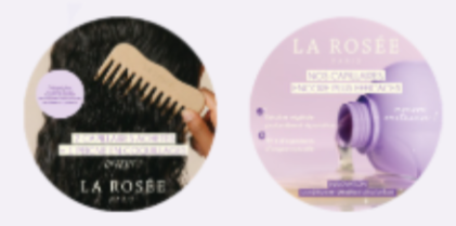 LA ROSEE PLV STOP RAYON OFFRE CAPILLAIRE 