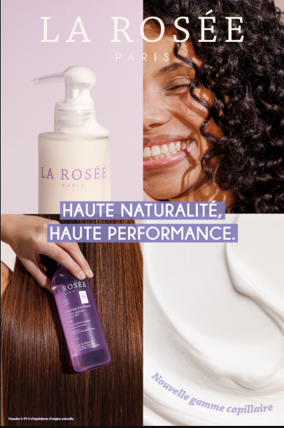 LA ROSEE PLV PANNEAU VITRINE CAPILLAIRE 2026