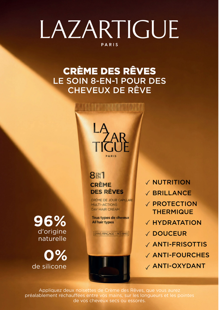 LAZARTIGUE PLV PANNEAU VITRINE CREME DES REVES FR